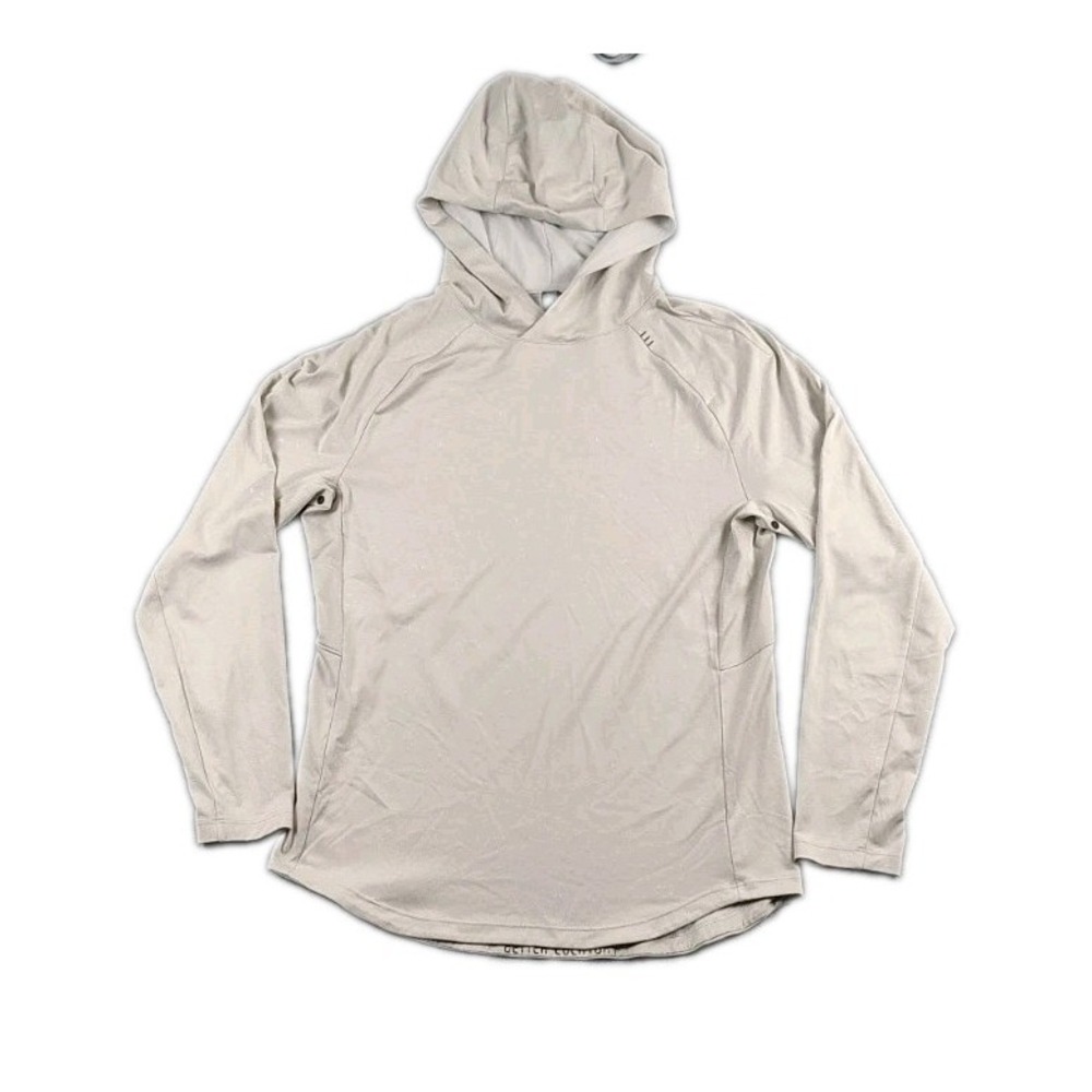 Lululemon Better Everyday Hoodie Light Activewear Pullover Mens M Gray W/White